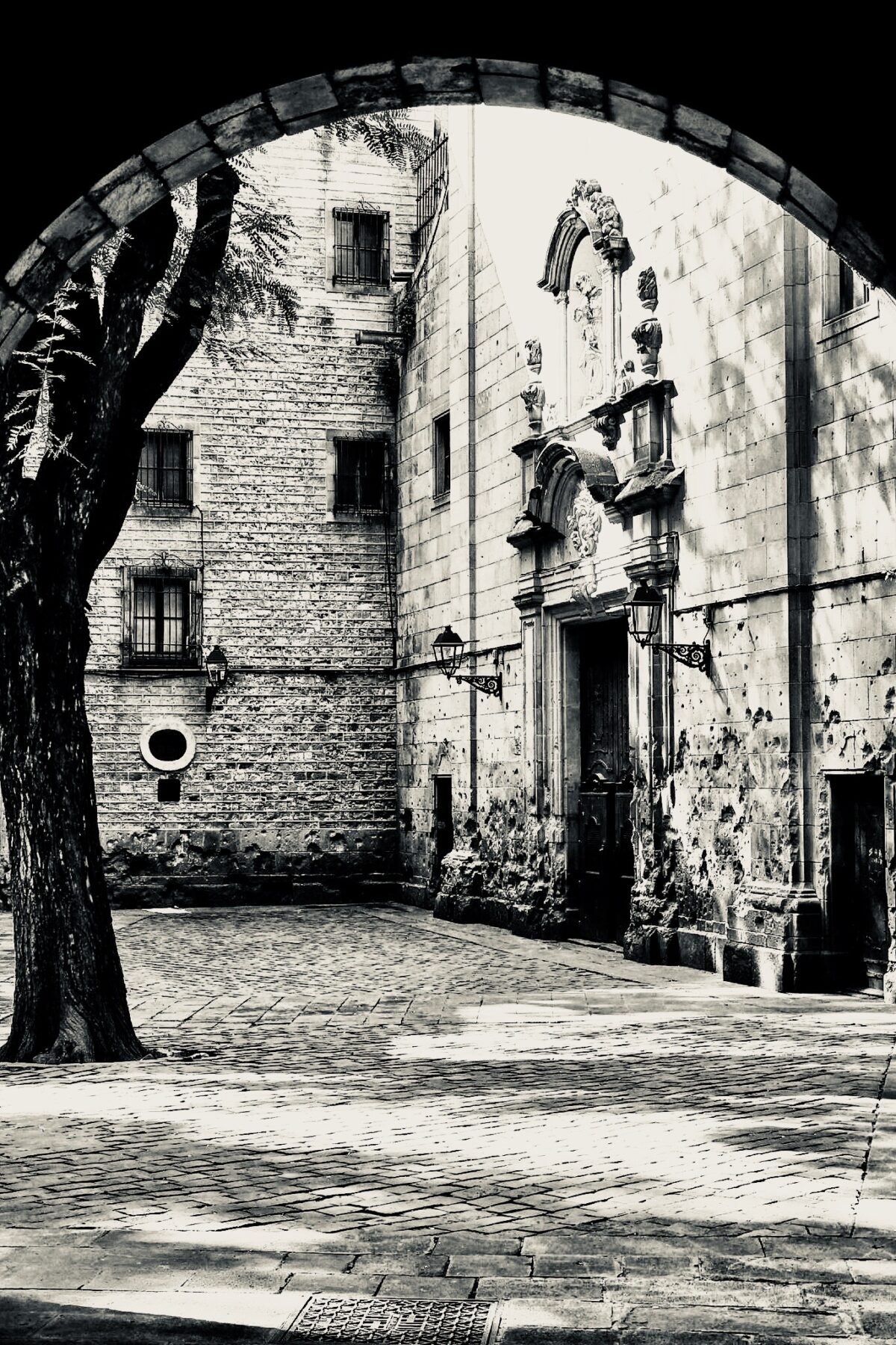 The Tragic History of Plaça de Sant Felip Neri in the Gothic Quarter of Barcelona